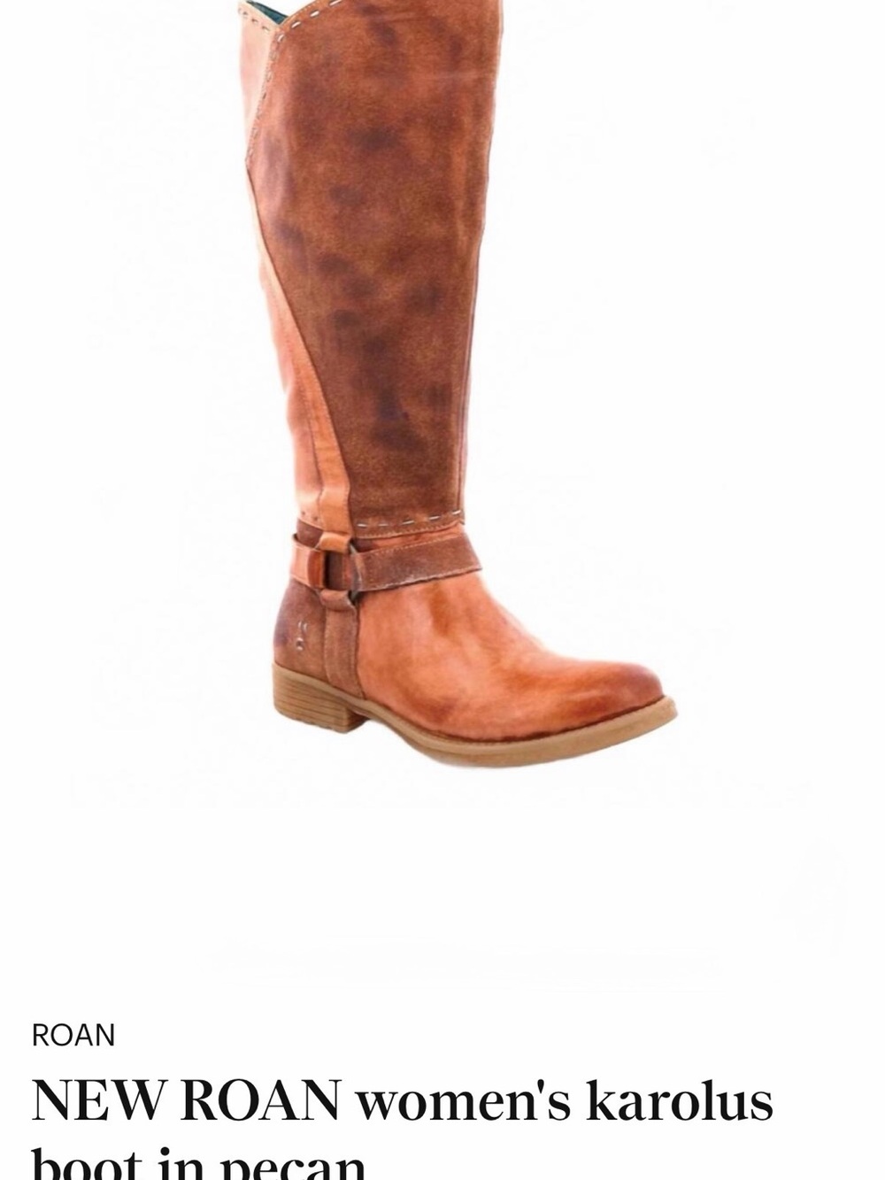ROAN Karolus Women's Tall Boot in Pecan Brown